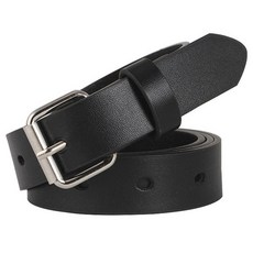 씨오브비 여성 무지 사각 버클 벨트