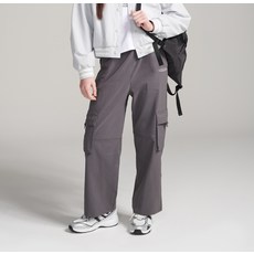 여아용 스판 세미와이드 카고 면바지 T103