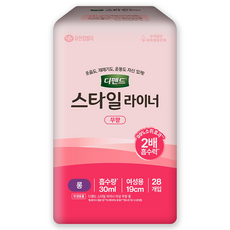 디펜드 여성용 스타일 라이너 무향, 롱, 28개입, 1개