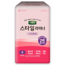 디펜드 여성용 스타일 라이너 스위트플로럴향, 28개입, 1개