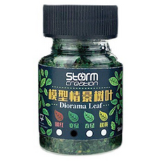 Khohimo 景觀模型材料 微縮模型 diy 套組 景觀用樹葉 4W036, 1個, 深綠色