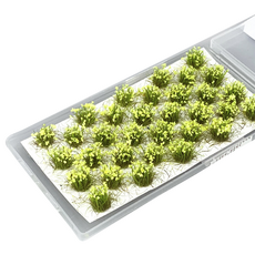 Khohimo 造景材料 模型 微縮模型 DIY套組 造景用花圃 4W035, 1個, 黃色