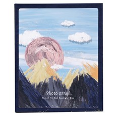 Allode 風景藝術自黏式相簿 22 x 16.5 x 3.5 cm, 25張, 03 日落山脈