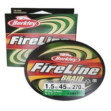 Berkley 貝克力 Fireline 編織PE線, 軍綠色, 1入