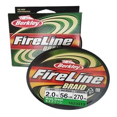 Berkley 貝克力 Fireline 編織釣魚線 2號, 軍綠色, 1個