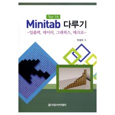 Minitab 다루기 : 입출력 데이터 그래픽스 매크로, 자유아카데미, 안성진
