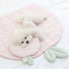 ITS DOG 人造絲水果涼感枕, 水蜜桃, 1個
