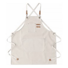 YoungMarket 帆布圍裙, 1個, 米色