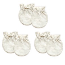 ikii 유아용 오가닉 손싸개 3종 세트