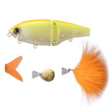 아부가르시아 배스 빅베이트 비스트 175F, Orange Clear, 54g, 1개