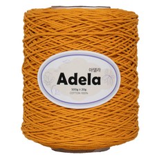 Yarna Adela 編织線 500g, 707 金黃色, 1個