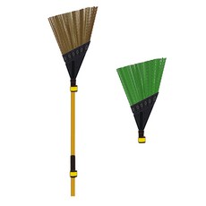 CoupleB 軟+硬掃帚組, 混合顏色, 1套