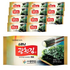 광천김 소문난 재래 식탁김, 15g, 12개