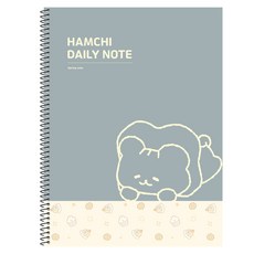POPO FANCY 1000 Hamchi 每日筆記本, 藍色, 10個