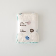 Modern House 嬰幼兒用柔軟純棉三層紗織毛毯, 象牙白(小獵豹)