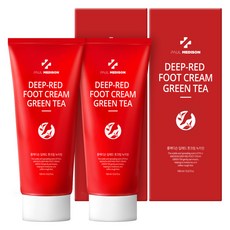 PAUL MEDISON DEEP RED 護足霜 綠茶香 100ml, 1入, 2個