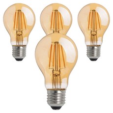 DAYSTAR HOUSE LED 愛迪生燈泡 4W E26, 4個, 燈泡色