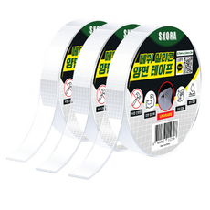 Skora 強力網狀矽膠多用途雙面膠帶 15mm x 3m, 3個