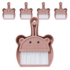 minhwashop 小熊迷你掃把 + 畚箕組 I230015A, 粉紅色, 5套