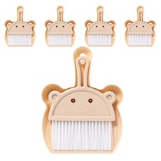 minhwashop 小熊迷你掃把 + 畚箕組 I230015B, 奶油色, 5套