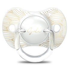 스와비넥스 골드 프리미엄 일자형 쪽쪽이, 1단계 (0~6개월), 골드 화이트, 1개