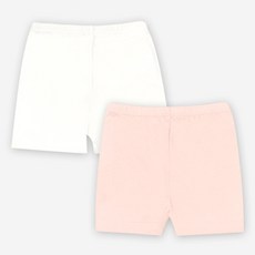 유니프랜드 아동용 베이직 면스판 3부 학생 속바지 2종 세트