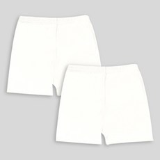 unifriend 兒童基本款棉質彈力三分學生安全褲2件組