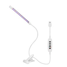 Luaz LED植物生長燈 照明 白色燈體 3色 1頭 6~18W, 白色機身, 1個