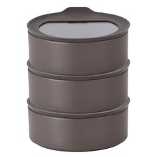 Neoflam FIKA One 圓形陶瓷烤箱容器 700ml, 3個, 森林灰