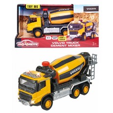maJORETTE 美捷輪 格蘭系列沃爾沃水泥攪拌重型卡車壓鑄玩具, 混合色, 1個