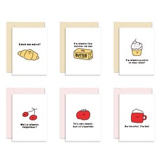 Monolike Little Doodle 迷你卡片 6入 + 信封 6入 套組, B套組