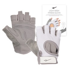 프로스펙스 라이트 메쉬 헬스장갑, 화이트, 1세트