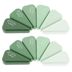 漸層三角修正帶6件組 x 2入組, 2套, 橄欖綠