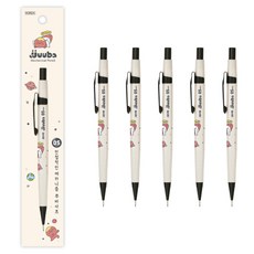 자바펜 쭈바프렌즈 쭈바어스 샤프 고마 베이지, 0.5mm, 6개
