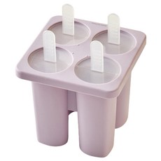 Modern House 心形矽膠冰淇淋模具, 1個, 紫色