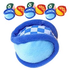 PET Morning 格紋毛球10入組, 隨機出貨, 1套