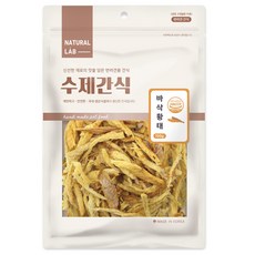 네츄럴랩 바삭 수제 강아지 간식, 황태, 100g, 1개