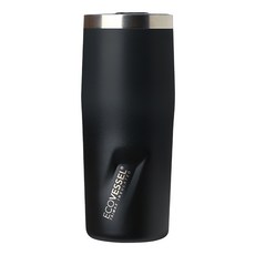 ECOVESSEL Metro 不鏽鋼保溫保冷馬克杯隨行杯, 黑影, 590ml, 1個