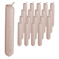 長條密封夾 特大款, 粉紅色, 20個