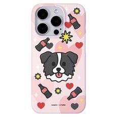 유스픽 감소작가 보더콜리 하드 휴대폰 케이스