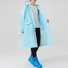 DTree 寬帽簷雨衣, 1個, 藍色