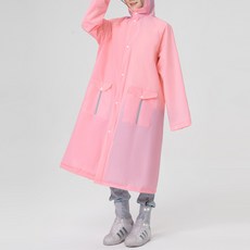 DTree 寬帽簷雨衣, 1個, 粉紅色