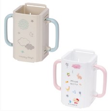 Skater 韓國製可折疊利樂包飲料架 纖薄款 快樂時光 + Kitty 森林 2件組, 混合色, 1套