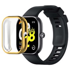 SPACE SHIELD 小米手錶相容 TPU 全包覆保護殼, 金色