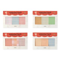 Monolike 彩色調色盤 Unmatched Friends 便利貼 A套組, 混合色, 1套