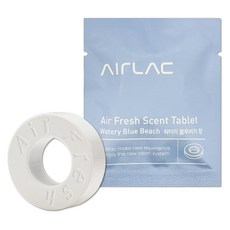 AIRLAC 迷你衣物護理香氛錠 水漾藍色海灘, 7g, 1個, 水漾藍色海灘香