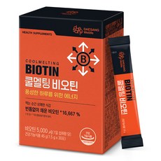 DAESANG Wellife 涼感速溶生物素 30入, 1個, 45g