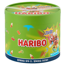 HARIBO 酸味綜合軟糖禮盒+哈瑞寶收納盒組, 960g, 1組