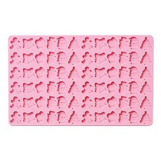 이홈베이킹 실리콘몰드 크리스마스 72구 6가지 모양, 랜덤발송, 1개