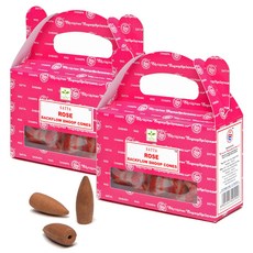 Satya Heavensense Nag Champa 倒流香錐 2入, 玫瑰